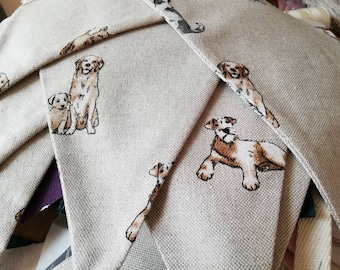 Dog bunting - assorted dog breeds in various poses