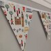 Jubilee fabric bunting - London theme decoration - Street party
