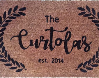 Personalized Welcome Mat