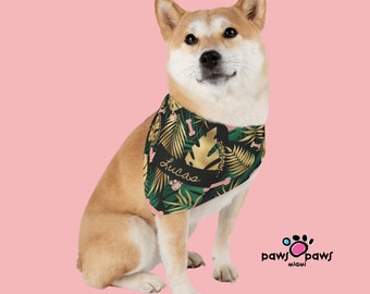 Dog Gift Serape Stripe Dog Bandana Personalized Personalized Dog Bandana Monogram Dog Bandana Bandana with Dog Name Mexican Blanket