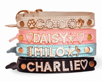 glitzy dog collars