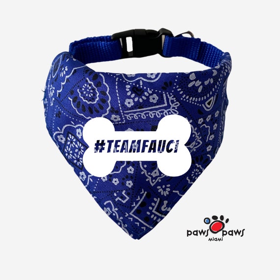 Election Vote 2020 Political Statement Dog Accessory Fauci Cuomo Dog Bandana Anthony Fauci