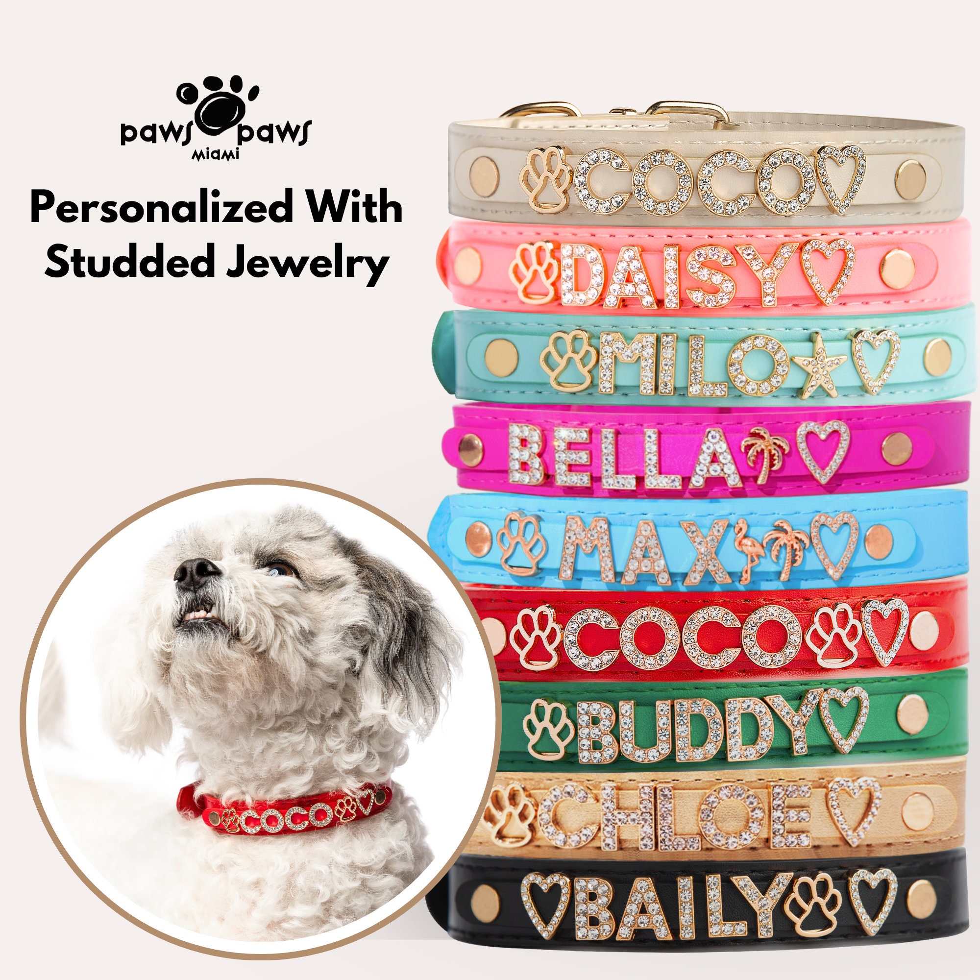 Chanel Collar + Leash Set – Piff Pets Luxury Collection