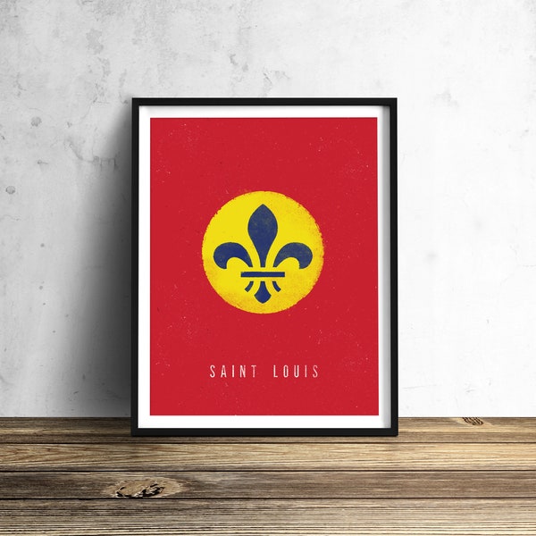 stl fleur de lis print, st louis art, poster, home decor, printable digital download