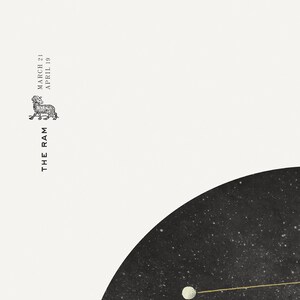 aries astrology print digital download image 3