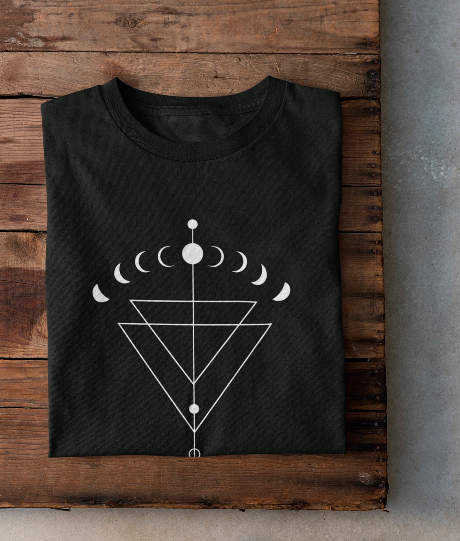 Geometrical Occult Symbols T-Shirt Witch Clothing Wicca | Etsy