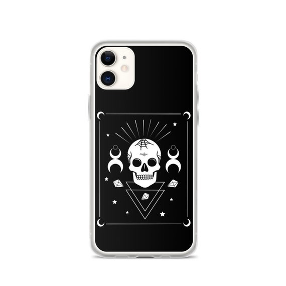 Skull & Occult Symbols Iphone Case Goth Witch Phone Case - Etsy