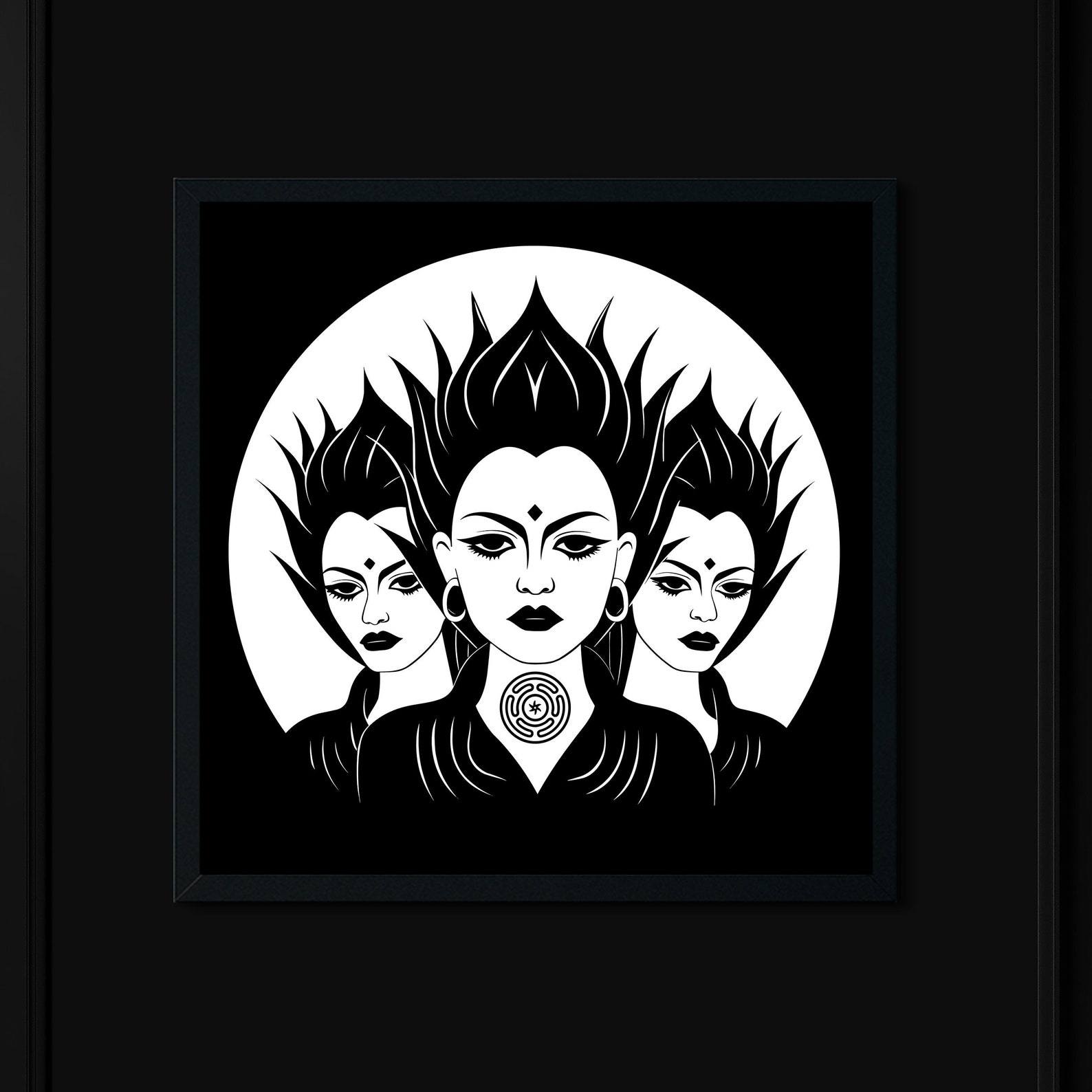 Hecate Goddess PRINTABLE Wall Art Dark Divine Feminine - Etsy