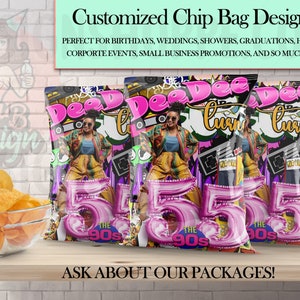 Digital Chip Bag Custom Design - Digital Download