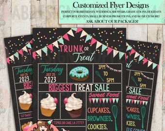 Custom Digital Event Flyers - Digital Download
