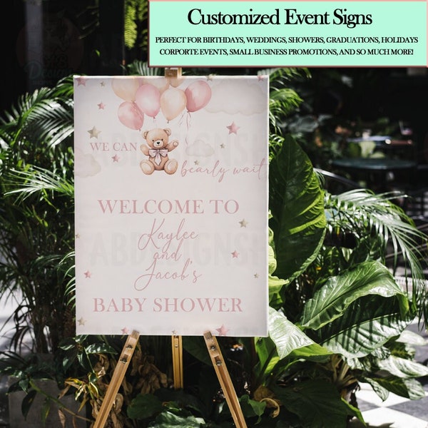 Digital Custom Welcome Sign or Poster - Digital Download