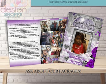 Custom Program Design | Digital Obituary Designs