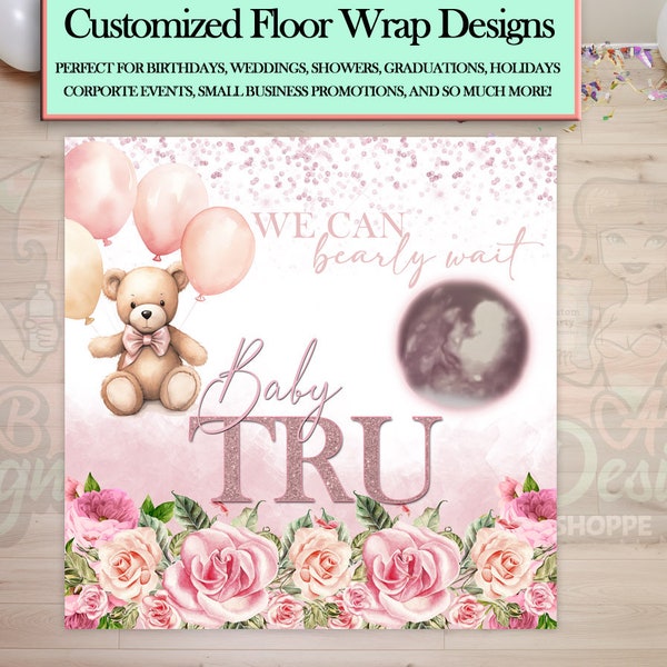 Custom Digital Floor Wrap - Floor Decal - Digital Download