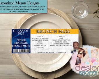 Custom Digital Menu| Digital Designs