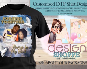 Custom DTF T-shirt Designs | Custom PNG File