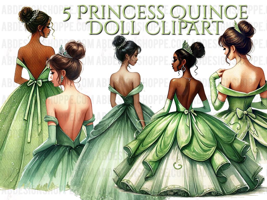 Green Dress Drawing - Etsy