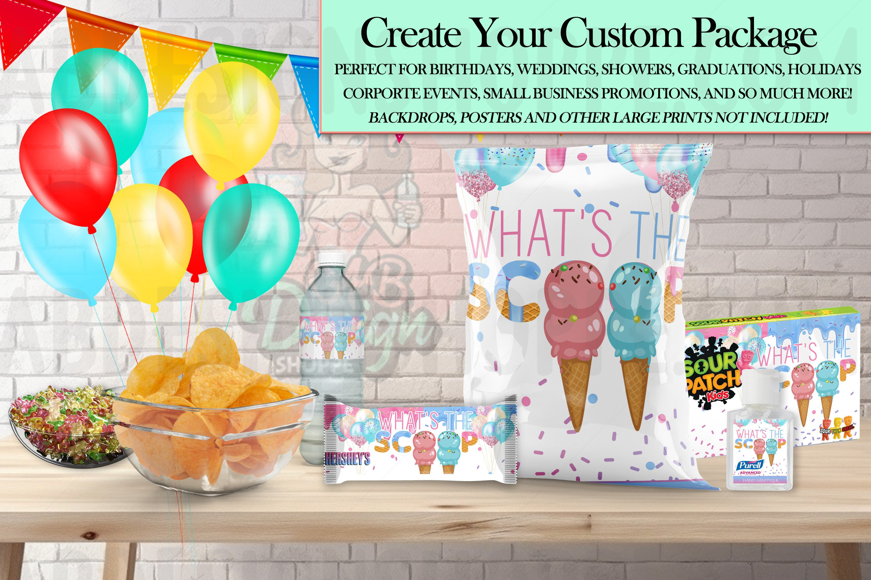 The Best Candy Bags Party Favors, Birthday Party, Goodie Bags