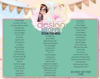 Party Favor Package Add-on | Digital Design