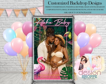 Custom Backdrop & Floor Wrap Design | Personalized Event Backdrop | Digital Download