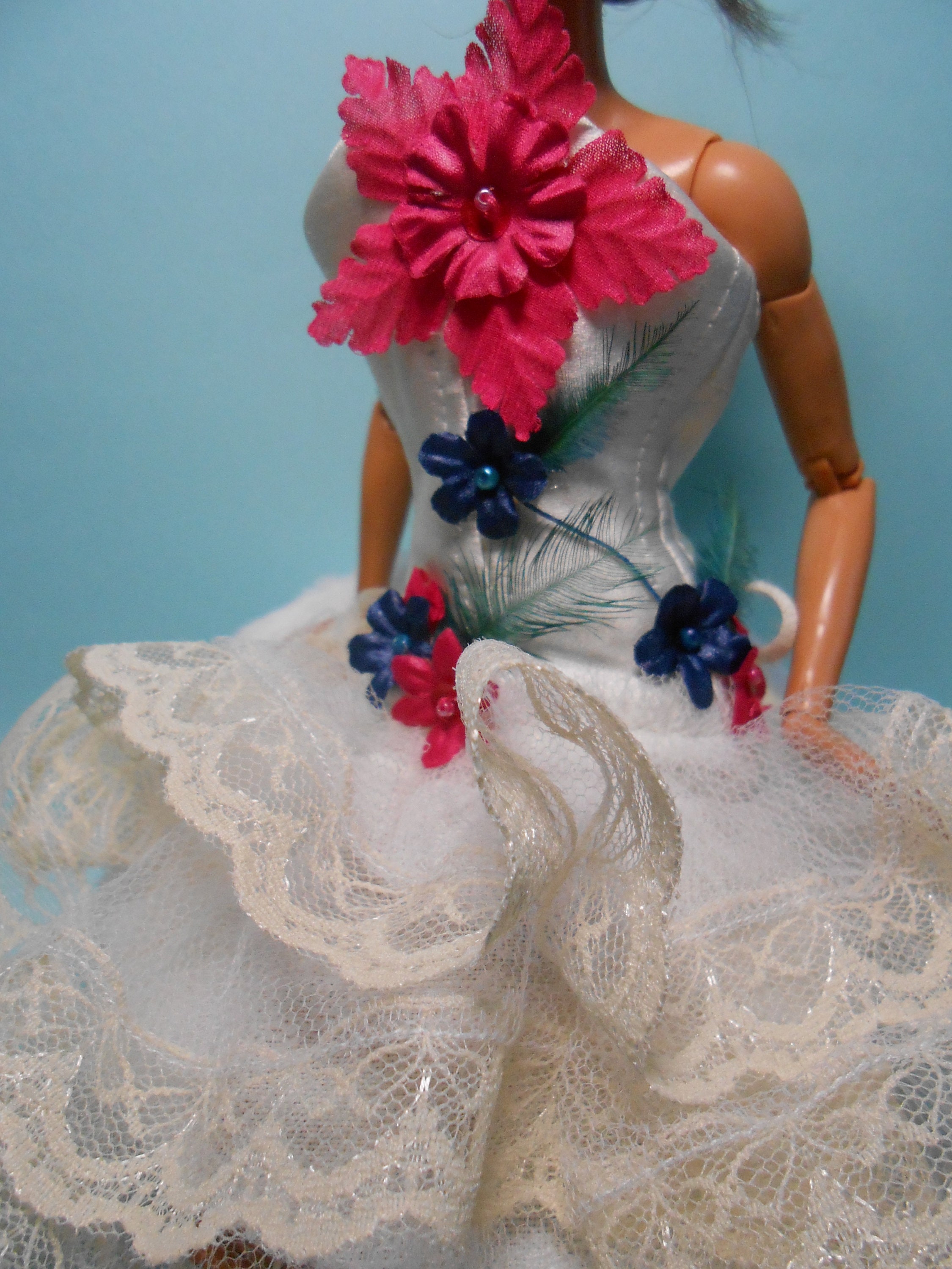 Dress barbie corset strapless dress for barbie ivory dress - Etsy.de