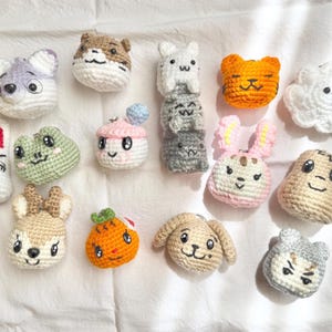 Crochet Amigurumi Seventeen Miniteen Character Keychain