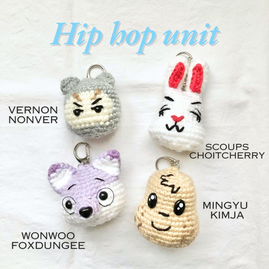 かぎ針編みあみぐるみ セブンティーン ミニティーン キャラクター