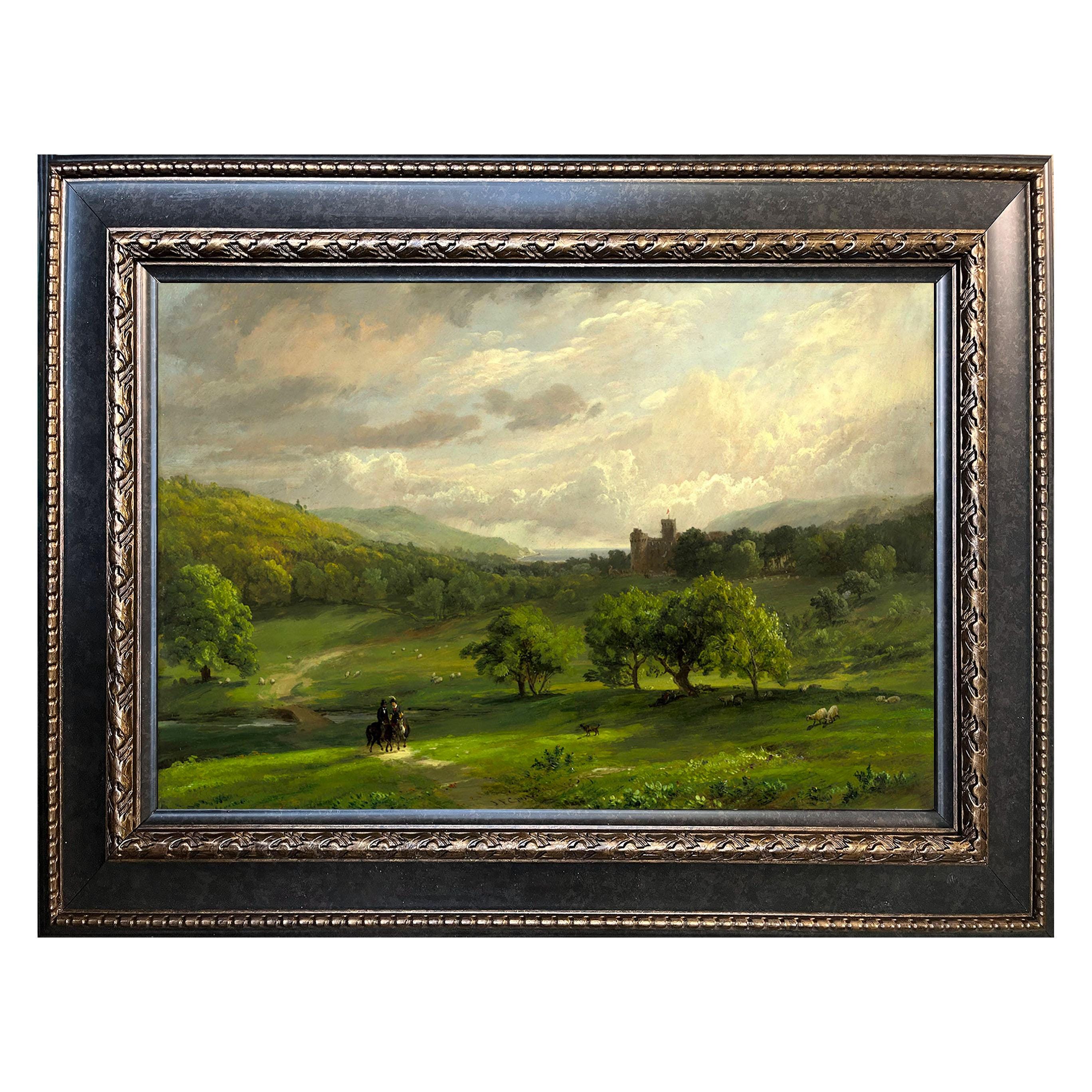 Lulworth Castle, England – 1859 Landscape by Jasper Francis