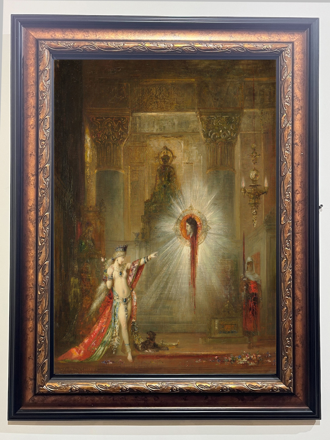 Gustave Moreau the Apparition Canvas Print Framed 30x42 Renaissance