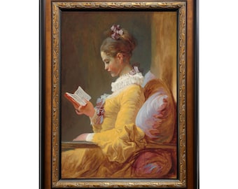 ジャン・オノレ・フラゴナール作「読書する少女」、1770年頃 ロココ