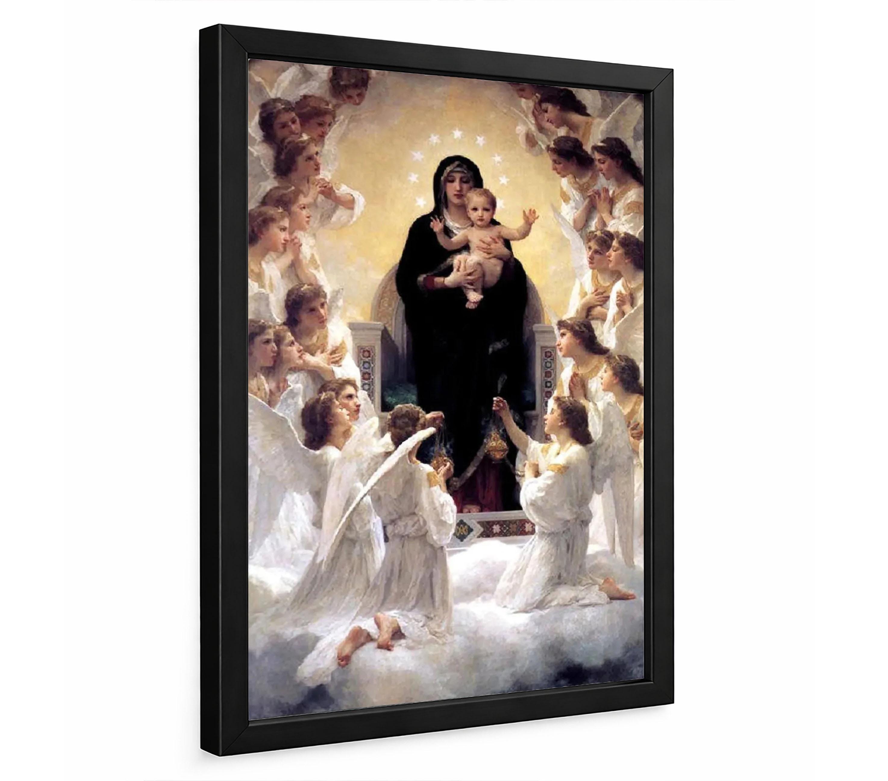 Framed Canvas Print William Adolphe Bouguereau, the Virgin and
