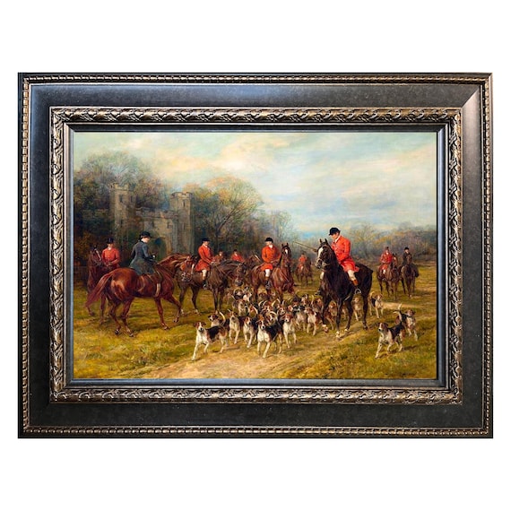 英国 Heywood Hardy「The Finish」額装プリント s-l400.jpg