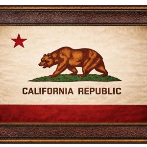 California Flag Vintage - Etsy