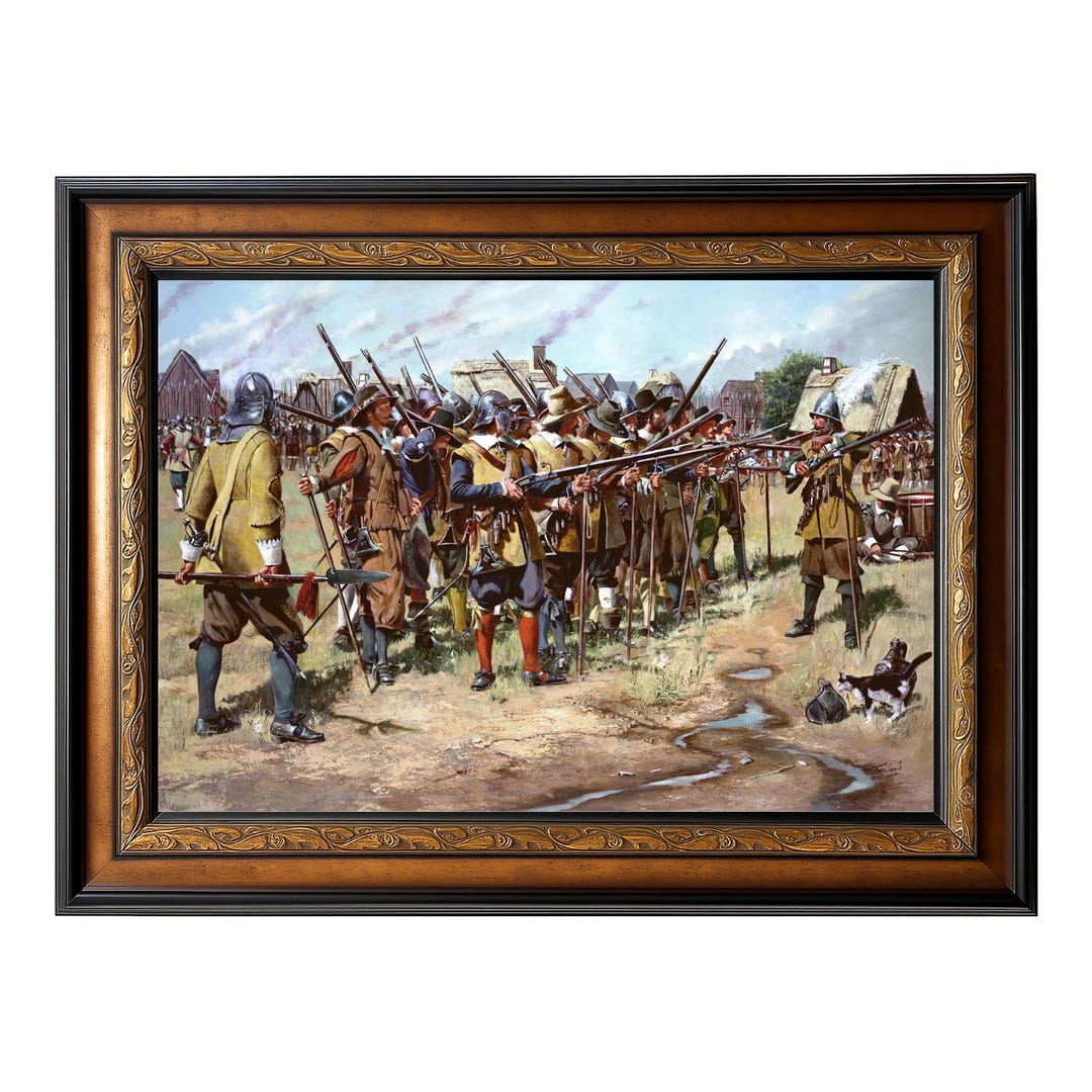 The First Muster by Don Troiani PRINT Early American Militia History ...