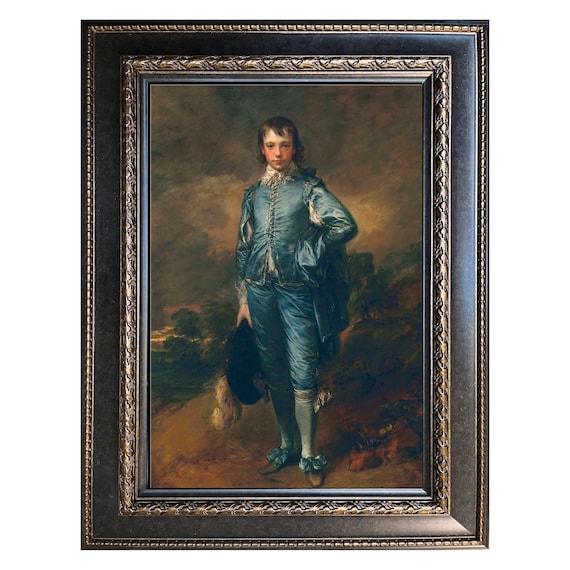 トーマス・ゲインズバラ作「青い少年」、1770年頃 イギリスの肖像画