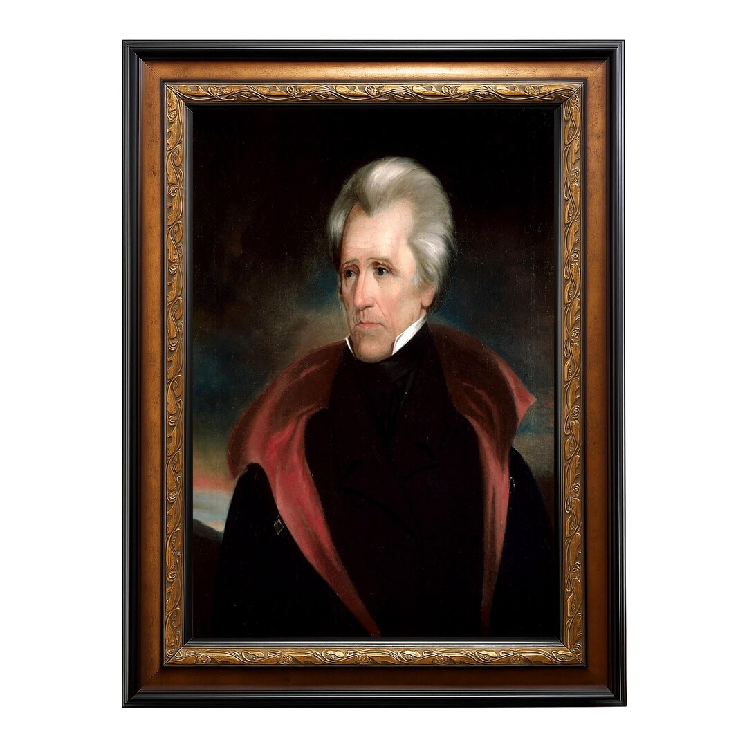 Andrew Jackson Framed 42x30 Portrait by Ralph Earl American History Art ...