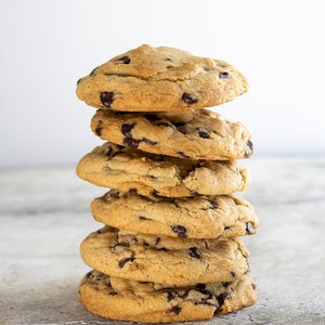 Stack of Whole Vegan Gluten Free Cookies