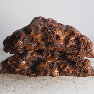 Gourmet 1/4lb Vegan Gluten Free Chocolate Chip Cookies: Fresh Baked, Soft, Chewy Double Ch. Chip