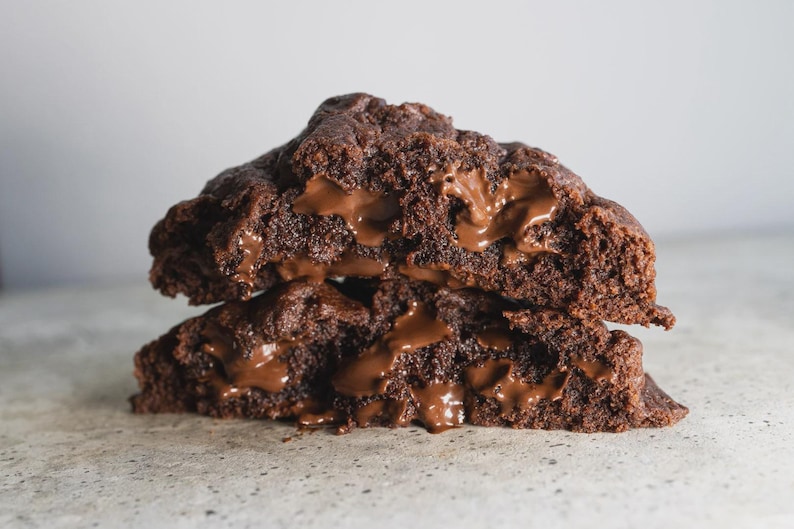 Gourmet 1/4lb Vegan Gluten Free Chocolate Chip Cookies: Fresh Baked, Soft, Chewy Double Ch. Chip