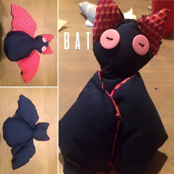 etsy bat plush