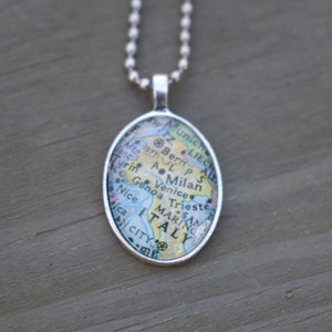 Aanpasbare ovale ketting met antieke rand 1 inch