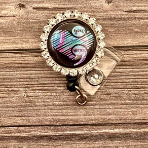 Inspirational badge reel,nursing badge reel