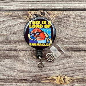 SpongeBob badge reel, funny badge reel