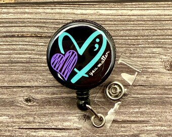Mental Health Awareness Badge Reel: Inspirational Nursing Accessory