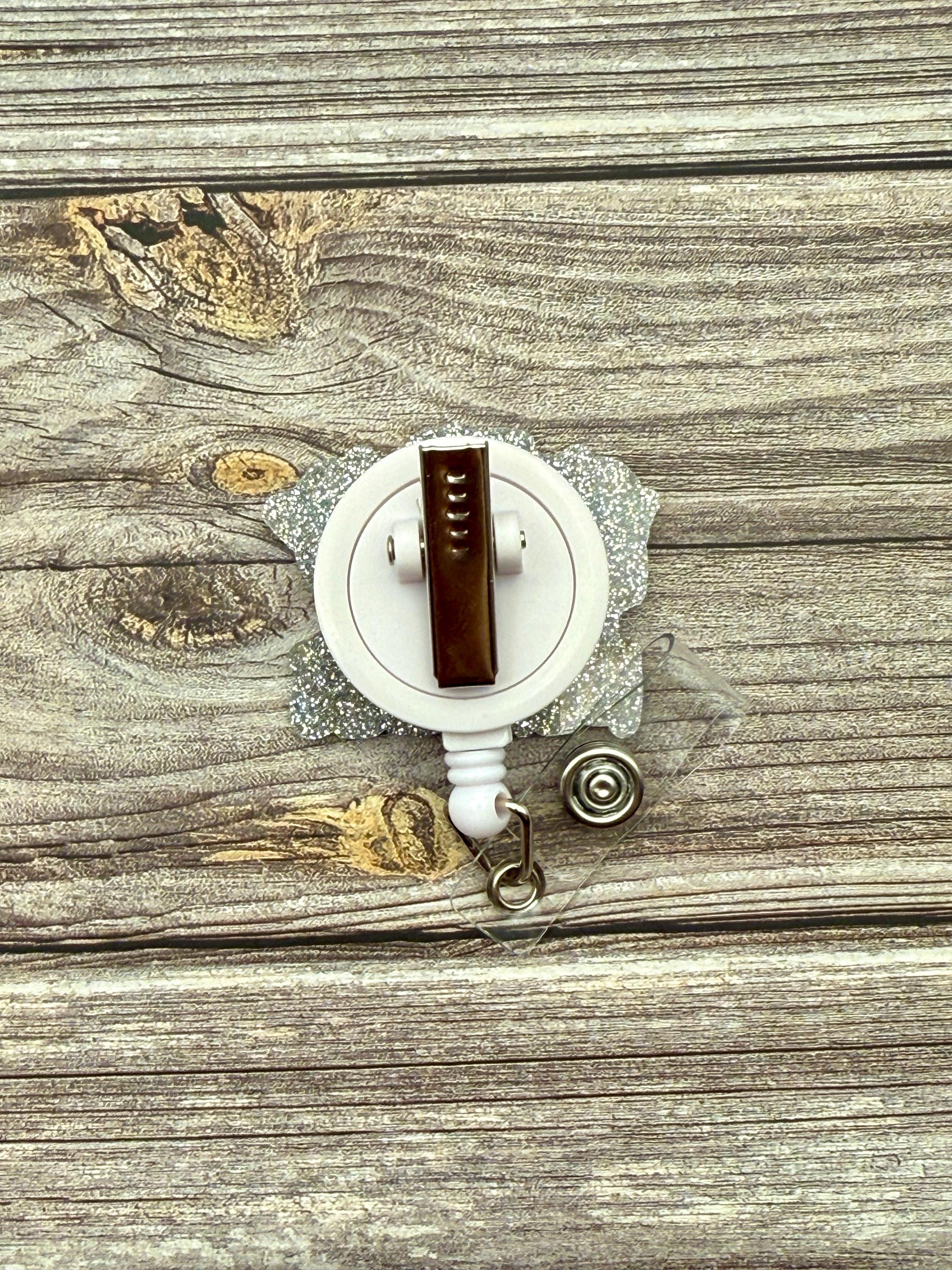 Funny 'This Shift is Bananas' Acrylic Retractable Badge Reel - Thumbnail 2