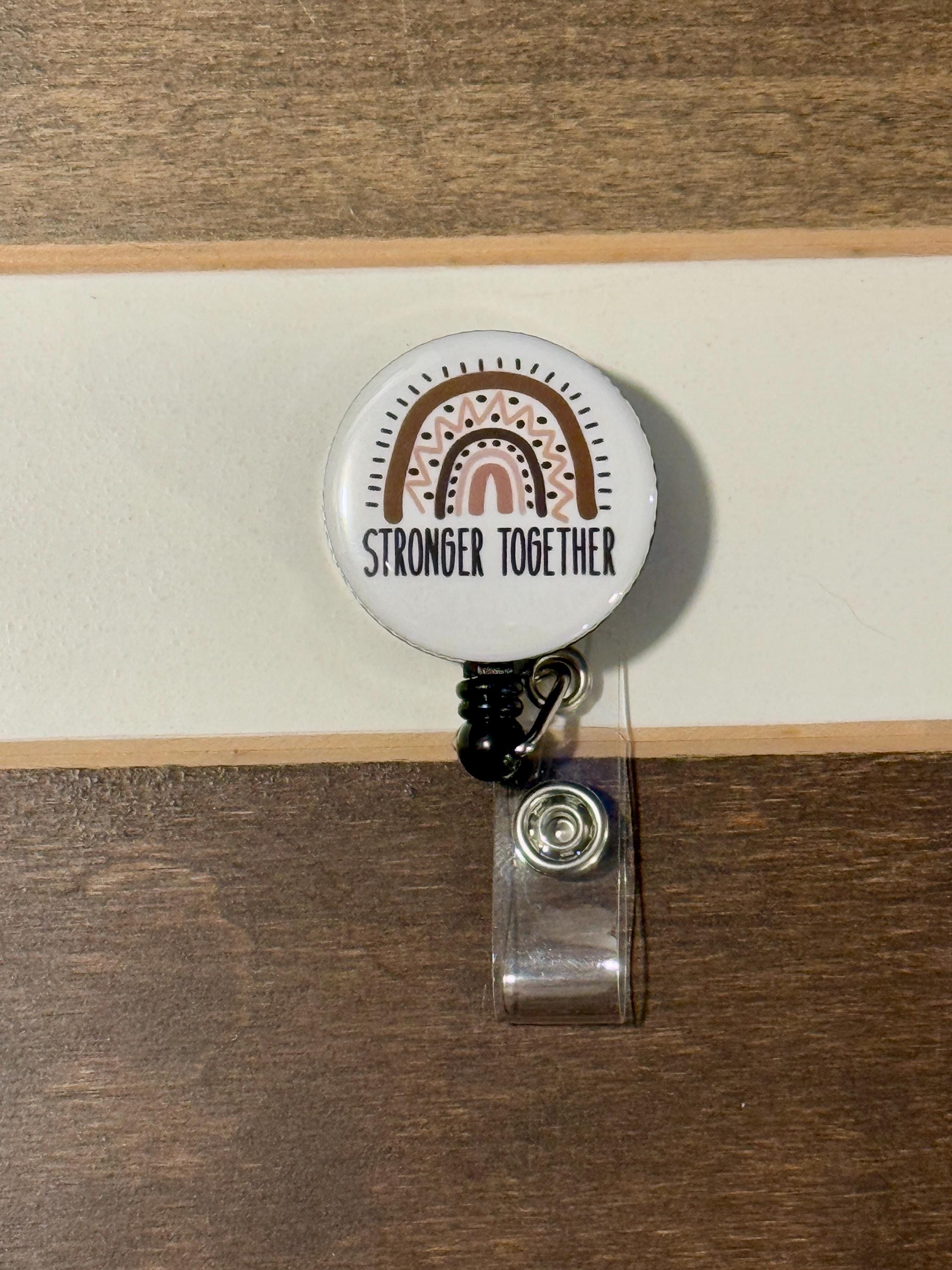 Inspirational Badge Reel: "Stronger Together" Rainbow - Thumbnail 2