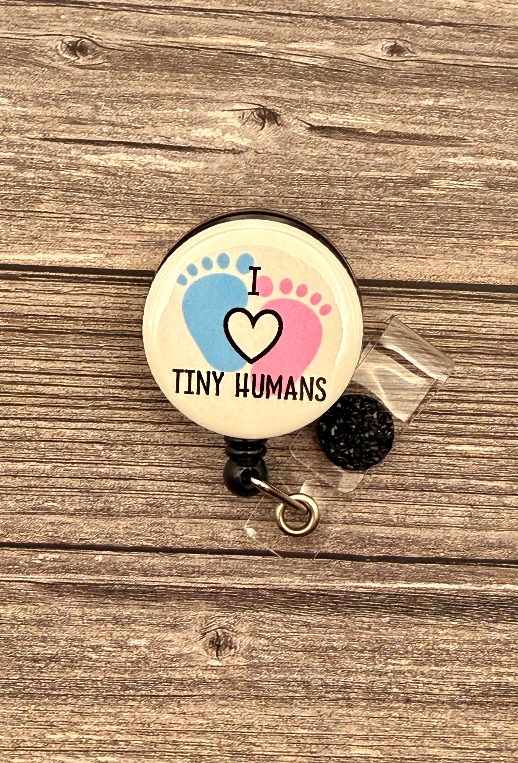 Tiny Humans Badge Reel: OB/L&D/Pediatric Nurse Gift - Thumbnail 3