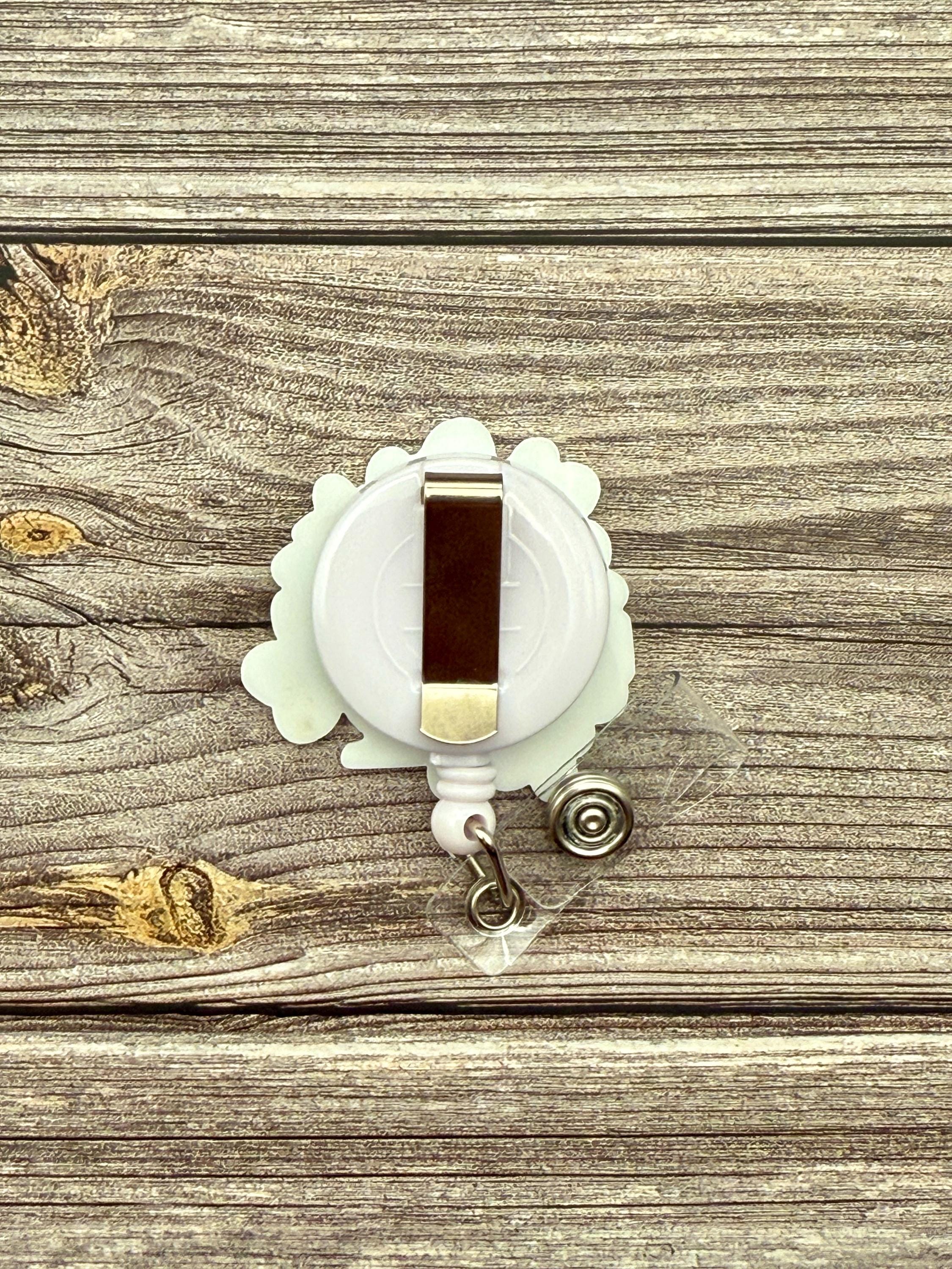 Funny Acrylic Badge Reel: Belt Clip Retractable Reel - Thumbnail 2