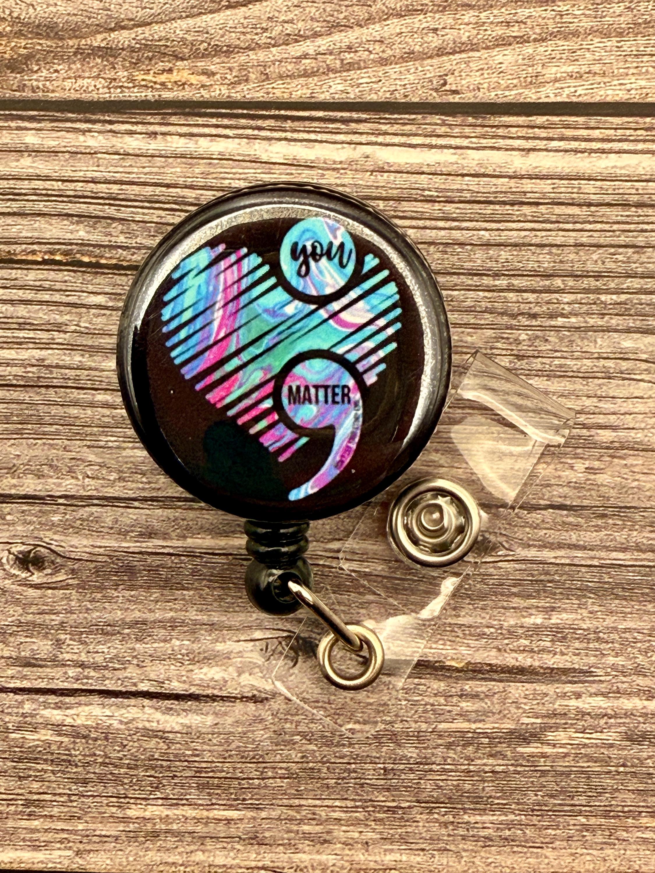 Inspirational Semicolon Badge Reel: Mental Health Awareness - Thumbnail 2