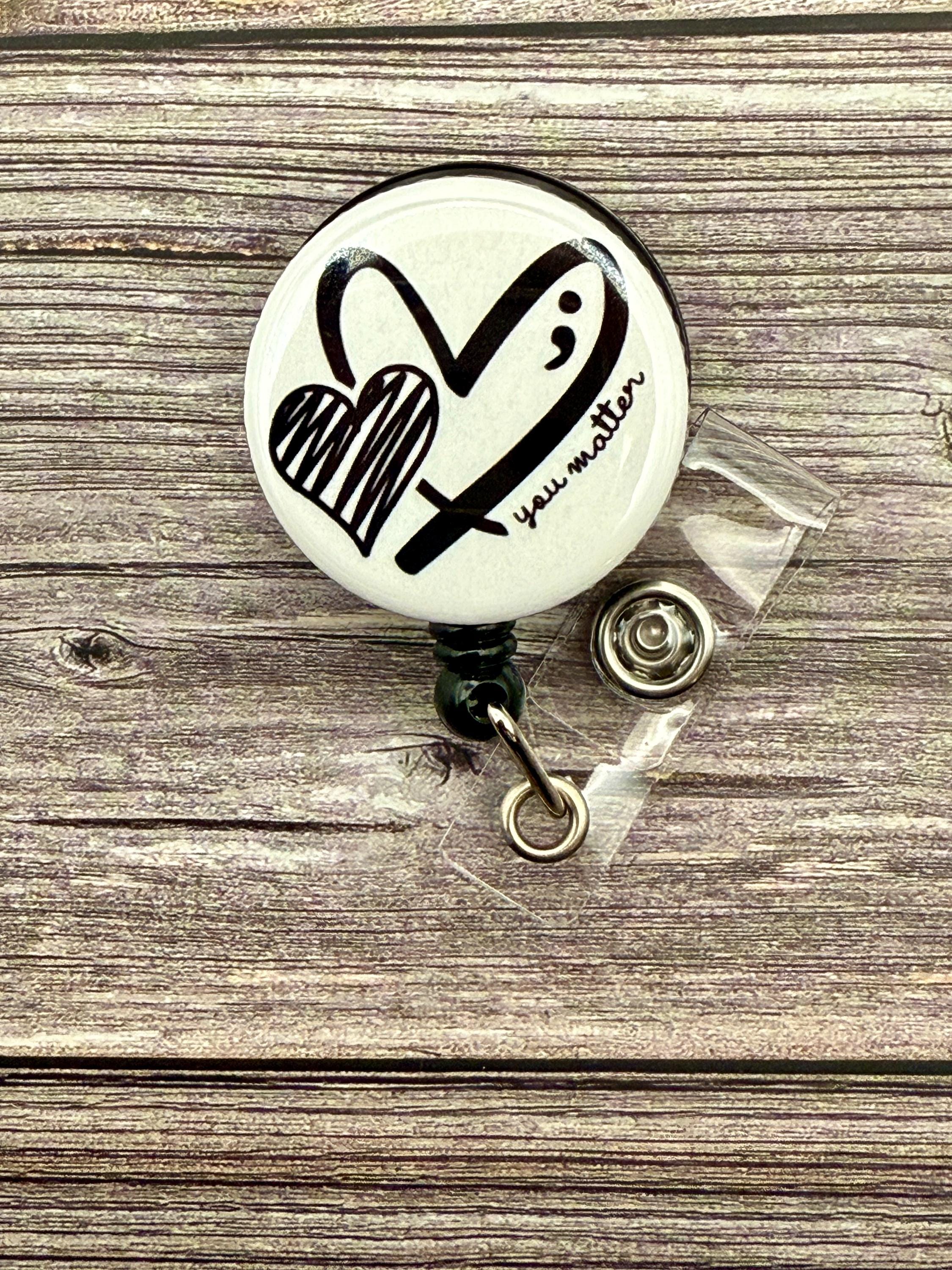 Mental Health Awareness Badge Reel: Inspirational Nursing Badge