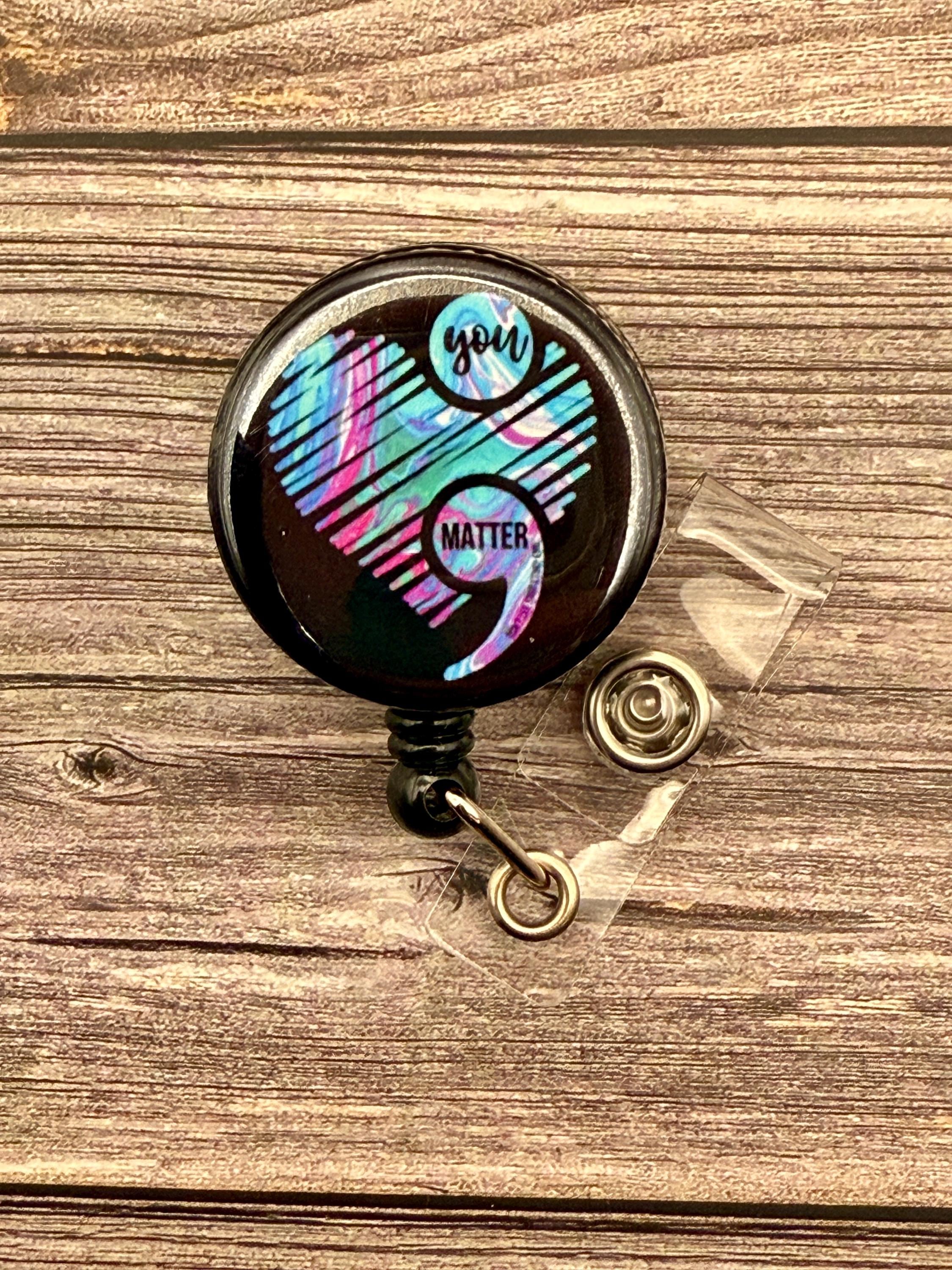 Inspirational Semicolon Badge Reel: Mental Health Awareness